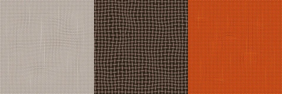 Jute fabric textures. Seamless patterns of burlap Stock Illustration