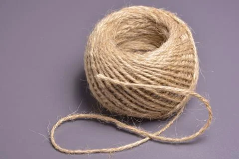 Jute string, rope Stock Photos