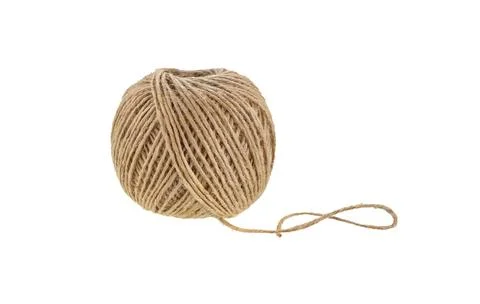 Jute twine. Hemp thread 스톡 사진