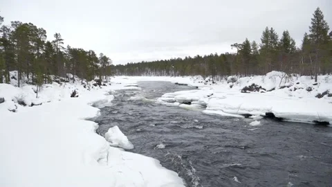 Juutuanjoki river Stock Footage 235363545