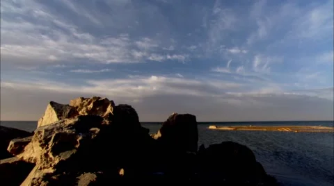 Juyan Lake Basin， A.D. 2006 Video stock 67582571