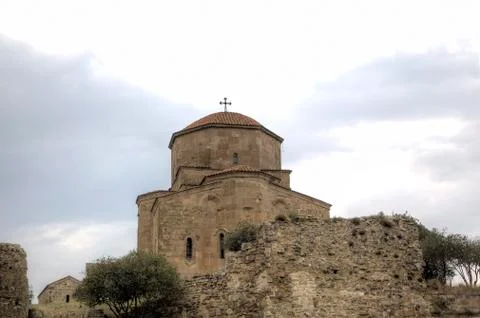 Jvari monastery. Georgia Stock Photos