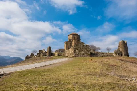 Jvari Monastery (sixth century), Mtskheta, Georgia Stock Photos