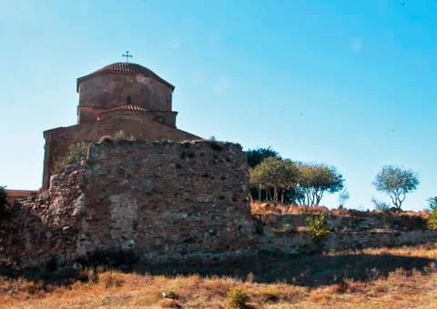 Jvari Orthodox monastery Mtskheta eastern Georgia Republic Stock Photos