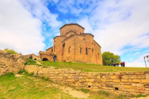 Jvari Orthodox monastery Mtskheta, Georgia Stock Photos