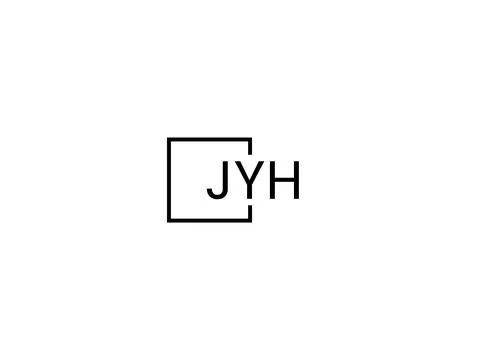 JYH letter initial logo design vector illustration Stock Illustration