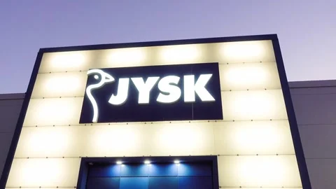 Jysk store Video stock 285231603