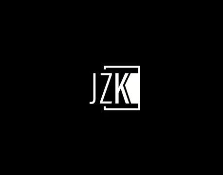 JZK Logo and Graphics Design, Modern and Sleek Vector Art and Icons isolate.. Stock Illustration