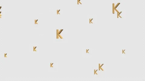 K Alphabet Animation. Stock Footage 316017518