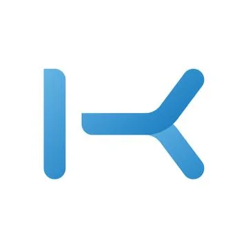 K initial letter vector logo icon Stock Illustration