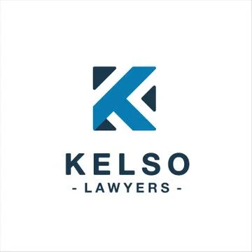 K Initial Modern Logo Design Stock Illustration