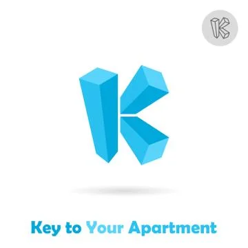 K letter logo template Stock Illustration