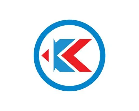 K letter  logo vector icon design Illustrazione stock