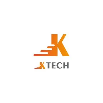 K Letter Technology Logo Template. Vector. Icon 스톡 일러스트