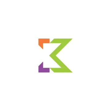 K logo icon vector letter symbol logotype element Stock Illustration