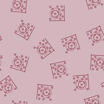 K nearest neighbors knn algorithm line seamless pattern Illustrazione stock