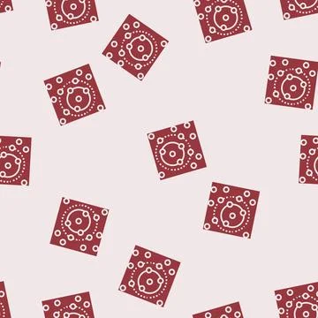 K nearest neighbors knn algorithm glyph seamless pattern Stock Illustration