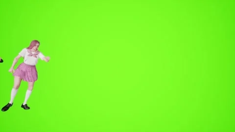 K-pop Uniform Dancer Cinematic Slow Motion Stock Footage 319003603