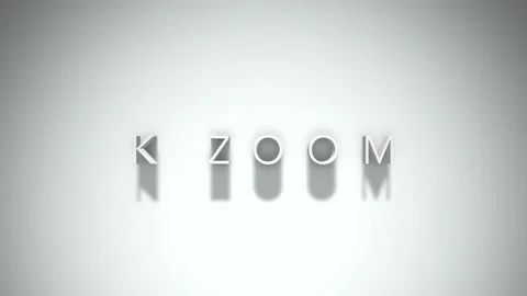 K zoom 3D title animation with shadows on a white background Stock Footage 297667954