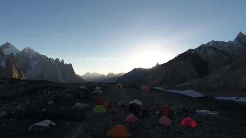 K2 Base Camp - Concordia 스톡 동영상 78160460