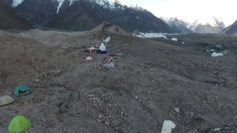 K2 Base Camp - Concordia 스톡 동영상 78160904