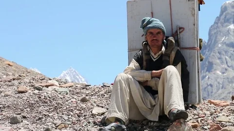 K2 Base Camp - Concordia Stock Footage 78883662