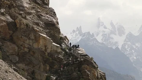 K2 Base Camp &amp; Concordia 스톡 동영상 78883665