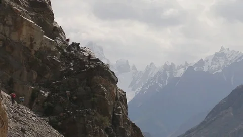 K2 Base Camp - Concordia Stock Footage 78883668