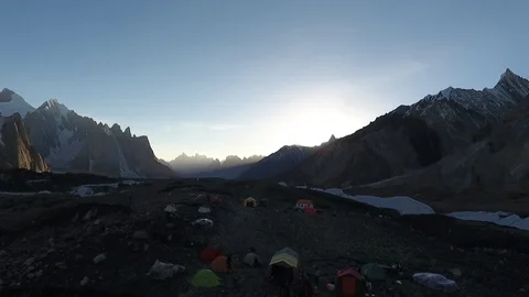 K2 Basecamp - Concordia 스톡 동영상 78160164