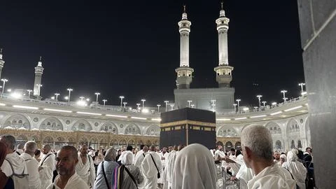 Kaaba and Masjidul Haram, Ramadan 2026 in Makkah Stock Photos