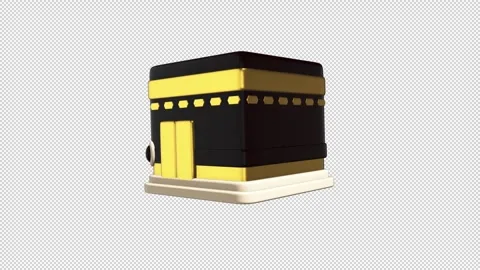 Kaaba Loop Alpha Stock Footage 308227829