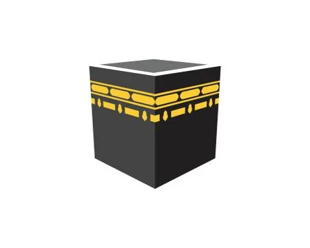 Kaaba vector illustration icon Stock Illustration