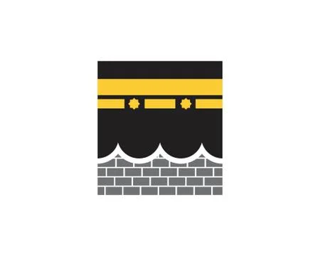 Kaaba vector illustration icon Stock Illustration