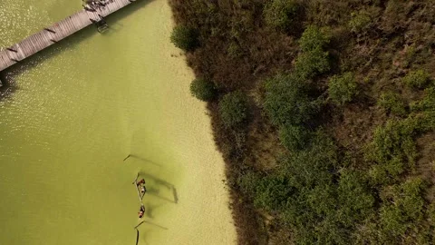 Kaan-Luum Overhead Shot Stock Footage 229044157
