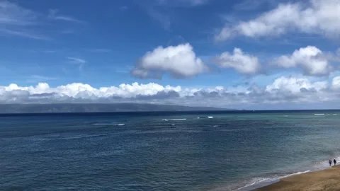 Kaanapali coastline Stock Footage 140396787