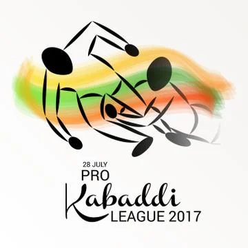 Kabaddi. Stock Illustration