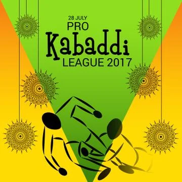 Kabaddi. Stock Illustration