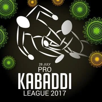 Kabaddi. Stock Illustration