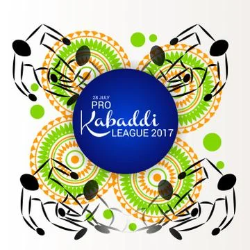 Kabaddi. Stock Illustration