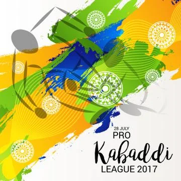 Kabaddi. Stock Illustration