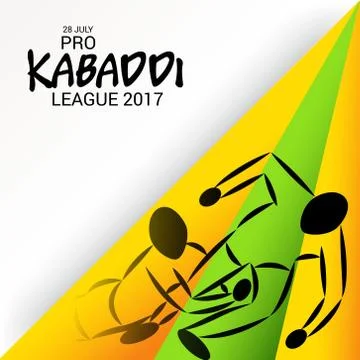 Kabaddi. Stock Illustration