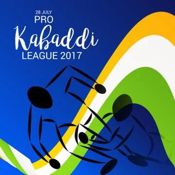 Kabaddi. Stock Illustration