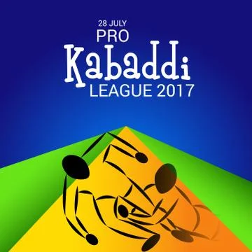 Kabaddi. Stock Illustration