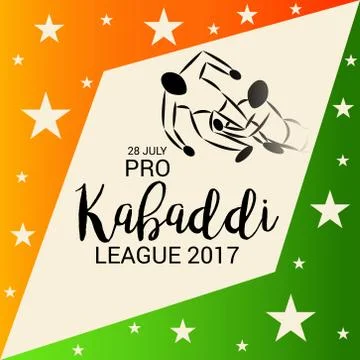 Kabaddi. Stock Illustration