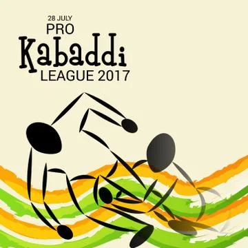 Kabaddi. Stock Illustration