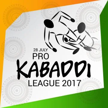 Kabaddi. Stock-Illustration