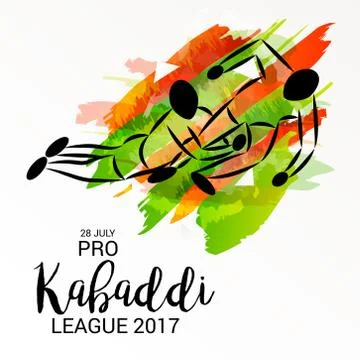 Kabaddi. Stock-Illustration