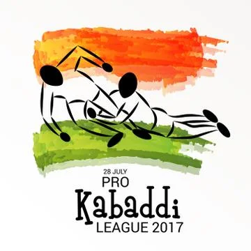 Kabaddi. Stock Illustration