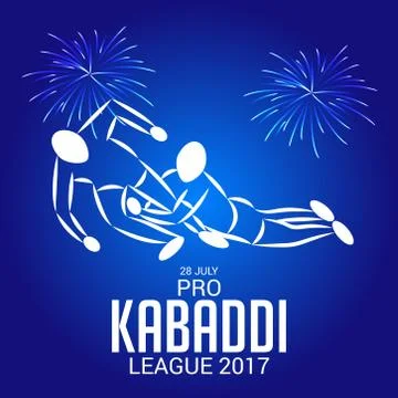 Kabaddi. Stock Illustration