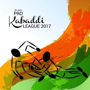 Kabaddi. Stock Illustration